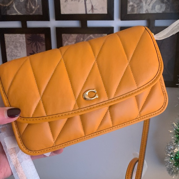 SOLD⛔️Authentic COACH 1941 Nappa leather quilted magnetic flap crossbody - Picture 15 of 15